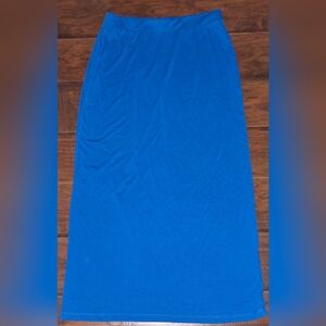Old Navy Bright Blue Maxi Skirt M